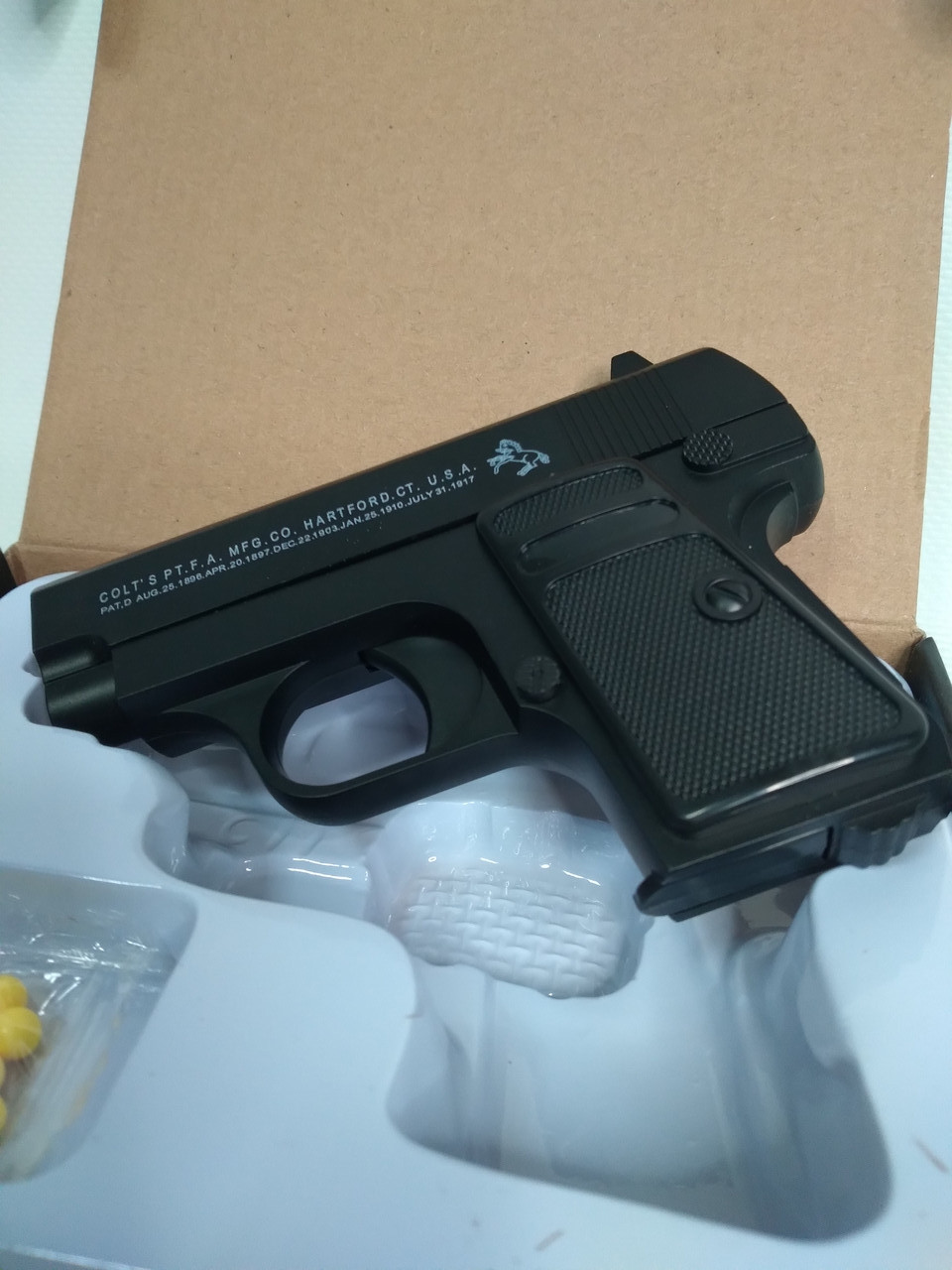 Пистолет игрушечный пневматический металлический Airsoft Gun С.11 - фото 2 - id-p164515769