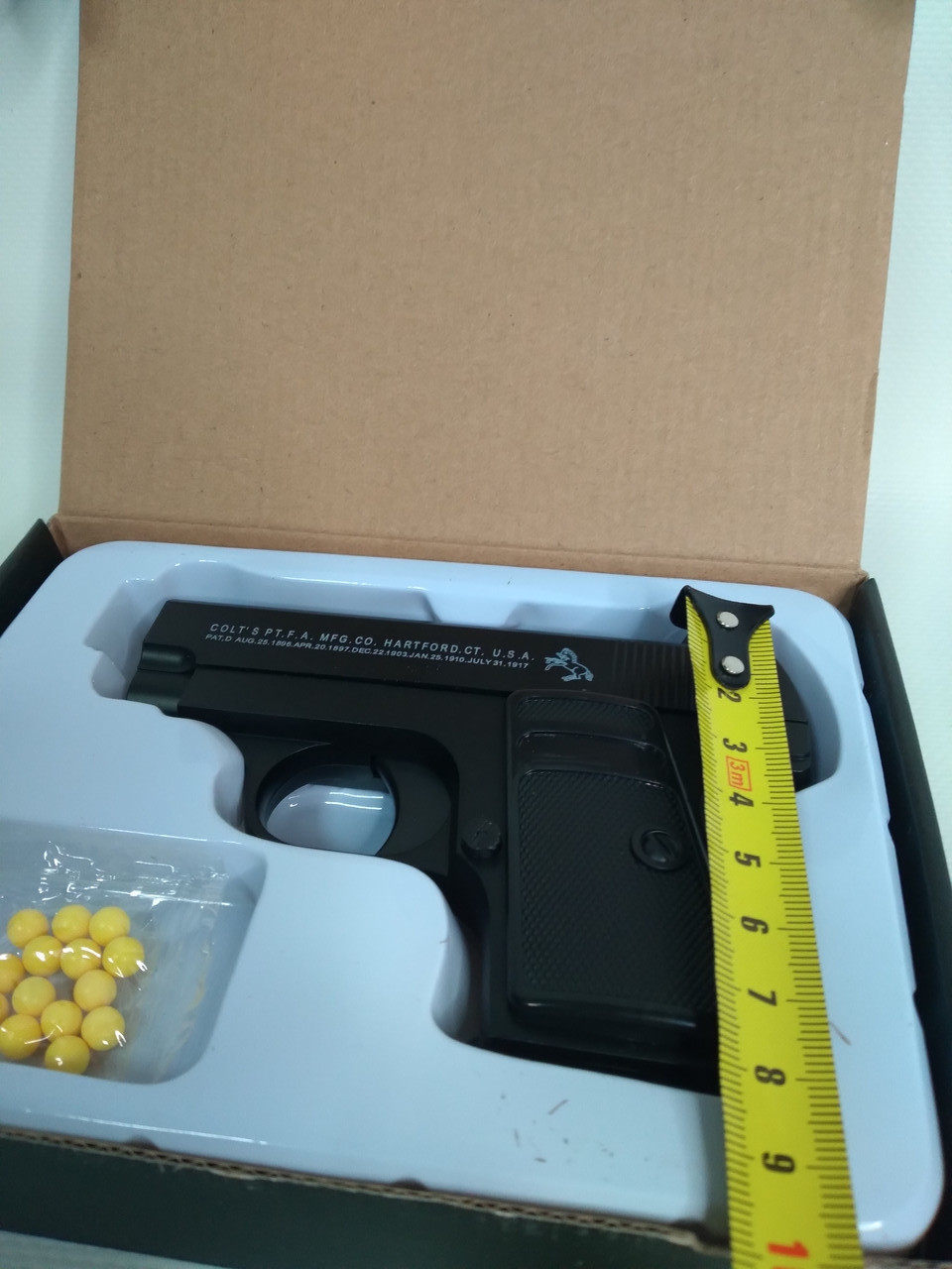 Пистолет игрушечный пневматический металлический Airsoft Gun С.11 - фото 5 - id-p164515769