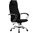 Офисное кресло METTA  SU-1 BP хром для работы в офисе и дома, стул SU-1 BP CH комплект 0 сетка (черная), фото 6