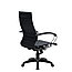 Офисное кресло METTA  SU-1 BP хром для работы в офисе и дома, стул SU-1 BP CH комплект 0 сетка (черная), фото 9