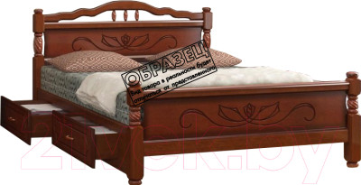 Полуторная кровать Bravo Мебель Карина 5 120x200 с ящиками