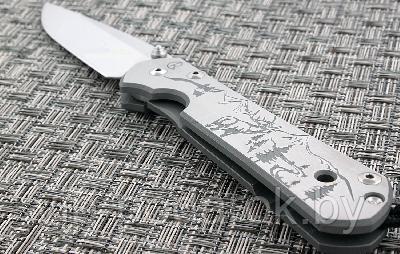 Нож Large Sebenza 21 Computer Generated Graphics Elk Mountain