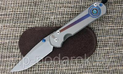 Нож Lg. Sebenza 21 Unique Graphics Opal Mosaic Triplet Cabochon