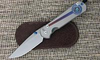 Нож Lg. Sebenza 21 Unique Graphics Opal Mosaic Triplet Cabochon