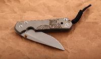 Нож Large Sebenza 21 Computer Generated Graphic "Leopard"