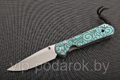 Нож Large Sebenza 21 Computer Generated Graphic "Paisley"