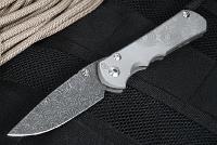 Нож Lg. Sebenza 21 Computer Generated Graphic Raindrop, Raindrop Damascus