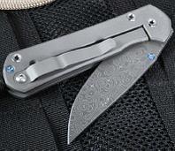 Нож Small Sebenza 21 Unique Graphics Raindrop Damascus