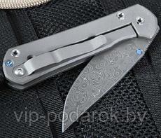 Нож Small Sebenza 21 Unique Graphics Raindrop Damascus