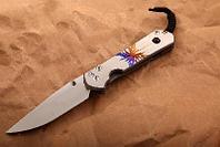 Нож Large Sebenza 21 Unique Graphics Ametyst Cabochon (Shot Show 2017 Edition)