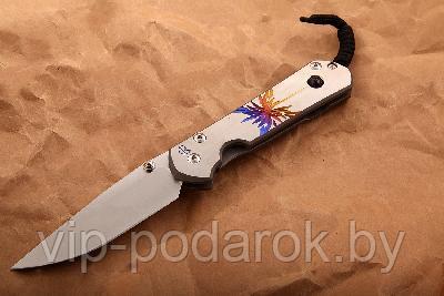 Нож Large Sebenza 21 Unique Graphics Ametyst Cabochon (Shot Show 2017 Edition) - фото 1 - id-p164515538