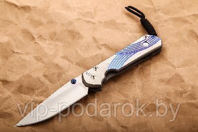 Нож Large Sebenza 21 Unique Graphics Pearl Cabochon - фото 1 - id-p164515545