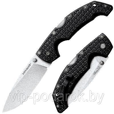 Нож складной Cold Steel Voyager Large Drop Plain Edge 29AB - фото 1 - id-p164516908