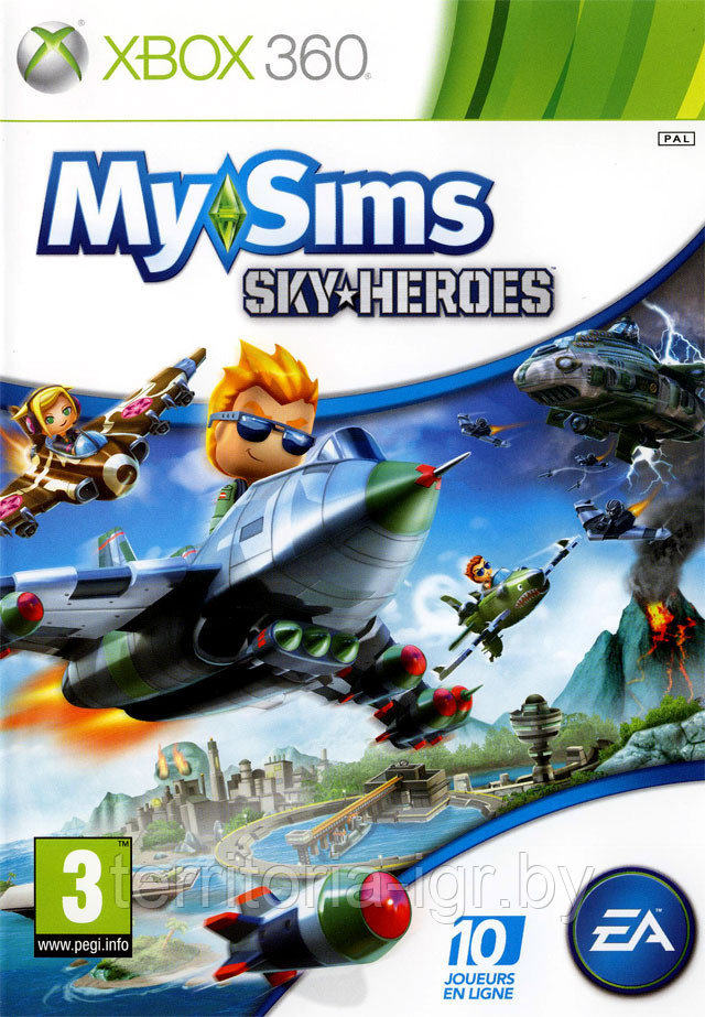 MySims SkyHeroes Xbox 360 - фото 1 - id-p164517541