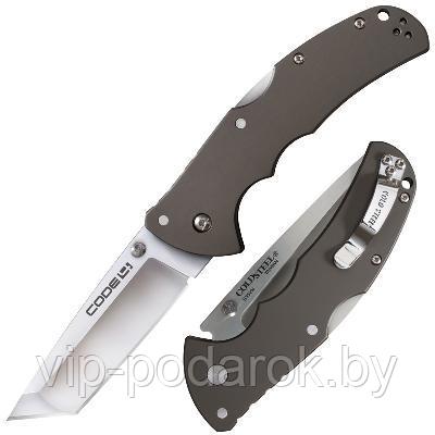 Нож складной Cold Steel Code-4 Tanto Point Plain 58PT - фото 1 - id-p135762574