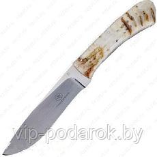 Туристический охотничий нож с фиксированным клинком 12.5 см AB/Buffalo R SHEEP HORN