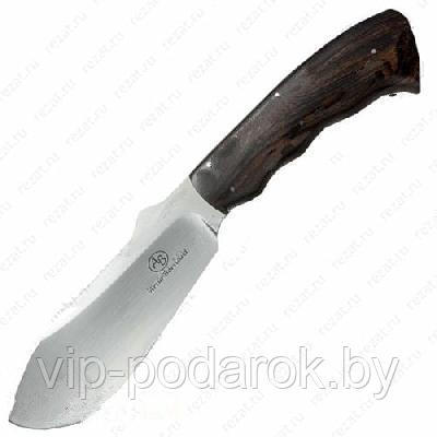 Разделочный шкуросъемный нож с фиксированным клинком 12.1 см AB/Rhino EBONY