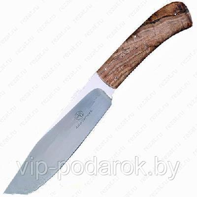 Туристический охотничий нож с фиксированным клинком 14 см AB/Elephant SPALTED MAPLE