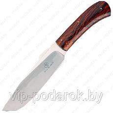 Туристический охотничий нож с фиксированным клинком 14 см AB/Elephant COCOBOLO WOOD