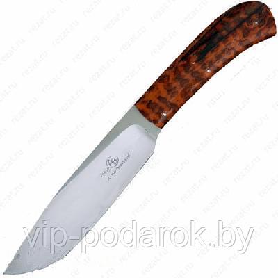Туристический охотничий нож с фиксированным клинком 14 см AB/Elephant SNAKE WOOD - фото 1 - id-p164517153