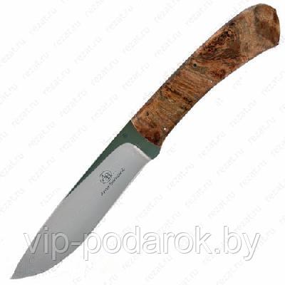 Туристический охотничий нож с фиксированным клинком 12.5 см AB/Buffalo R SPALTED MAPL - фото 1 - id-p164517156
