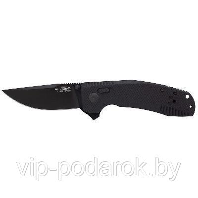 Нож складной SOG SOG-TAC XR Blackout 12-38-01-57 - фото 1 - id-p164516123