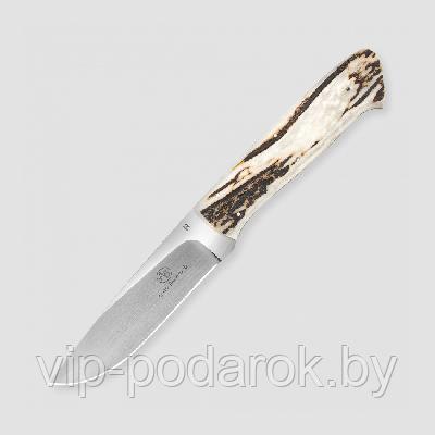 Туристический охотничий нож с фиксированным клинком Arno Bernard Croc 10.8 см AB/Croc R SAMBAR STAG - фото 1 - id-p164517262