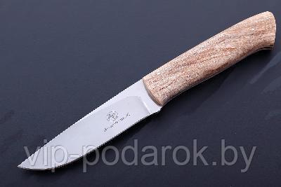 Туристический охотничий нож с фиксированным клинком Arno Bernard Croc 10.8 см AB/Croc R SPALTED MAPLE - фото 1 - id-p164517279
