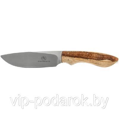 Туристический охотничий нож с фиксированным клинком Arno Bernard Lion 11.1 см AB/Lion R SPALTED MAPLE
