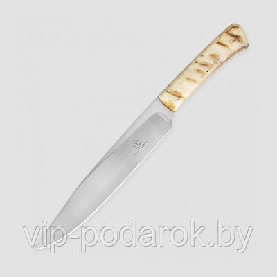 Туристический охотничий нож с фиксированным клинком Arno Bernard Mamba 21.9 см AB/Mamba SHEEP HORN - фото 1 - id-p164517296