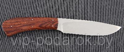 Туристический охотничий нож с фиксированным клинком Arno Bernard Leopard 11.3 см, AB/Leopard COCOBOLO WOOD