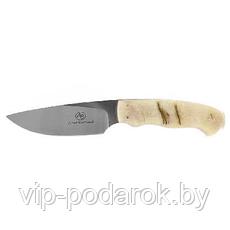 Туристический охотничий нож с фиксированным клинком Arno Bernard Zebra 10 см AB/Zebra SHEEP HORN