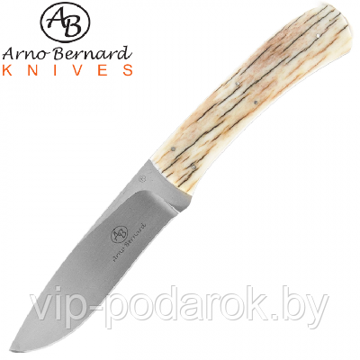 Туристический охотничий нож с фиксированным клинком Arno Bernard Kudu 9.6 см AB/Kudu R GIRAFFE BONE - фото 1 - id-p164517322