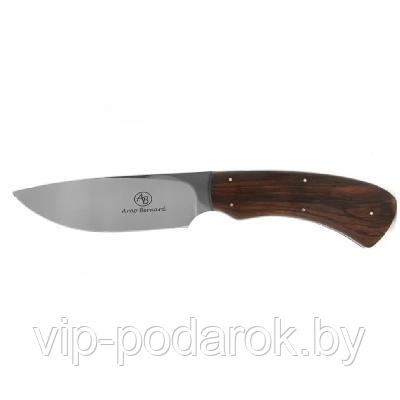 Туристический охотничий нож с фиксированным клинком Arno Bernard Zebra 10 см AB/Zebra EBONY