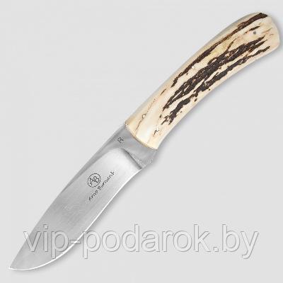 Туристический охотничий нож с фиксированным клинком Arno Bernard Kudu 9.6 см AB/Kudu R SAMBAR STAG