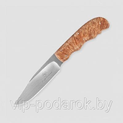 Туристический охотничий нож с фиксированным клинком Arno Bernard Vulture 9.2 см AB/Vulture SPALTED MAPLE