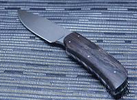 Туристический охотничий нож с фиксированным клинком Arno Bernard Wild dog 9.5 см AB/Wild dog EBONY
