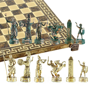 Шахматный набор подарочный Троянская война MP-S-4-A-36-MBRO - фото 1 - id-p164517426