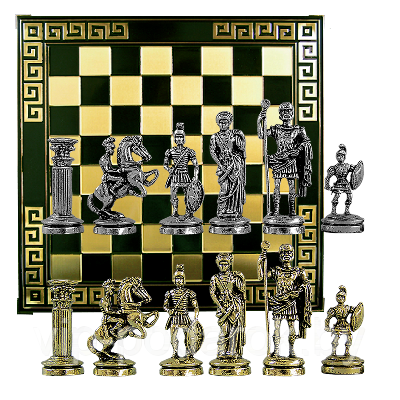 Шахматы сувенирные "Древний Рим" MN-514-GR-GS - фото 1 - id-p164517446