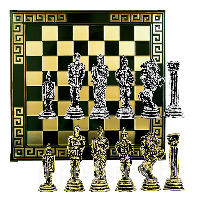 Шахматы сувенирные "Древний Рим" MN-302-GR-GS - фото 1 - id-p164517449