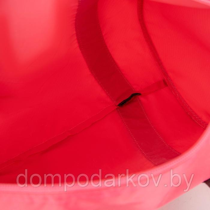 Сумка спортивная, отдел на молнии, длинный ремень, цвет розовый - фото 5 - id-p164521806