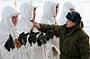 Армейские рукавицы "песочные" трехпалые (натуральная овчина)., фото 8