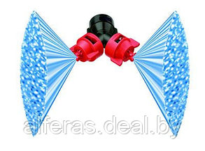 Turbo TeeJet Duo Сдвоенные полимерные веерные  плоскоструйные распылительные  наконечники