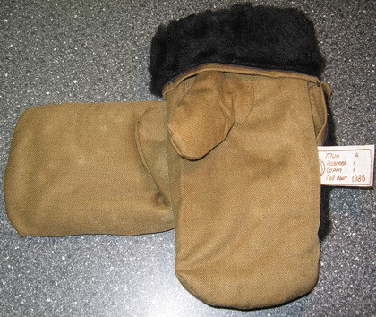 Армейские рукавицы (натуральная овчина). Цвет песок. - фото 3 - id-p164525406