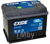 Аккумулятор EXIDE EXCELL 12V 62AH 540A ETN 1(L+) B13 242x175x190mm 15.56kg