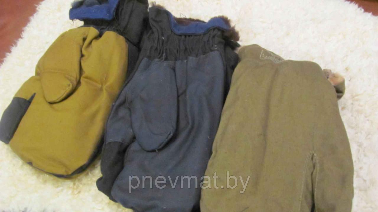 Армейские рукавицы "черные" трехпалые (натуральная овчина). - фото 8 - id-p164522823