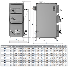 Твердотопливный котел DEFRO KDR 50 квт, фото 2