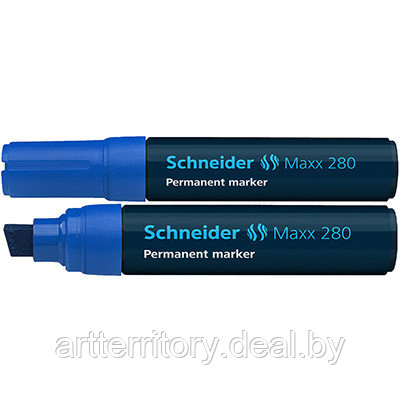 Маркер Schneider 280 перманентный, (4-12 мм) (синий)