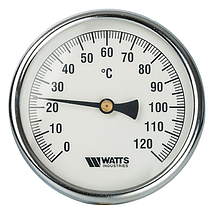 Watts F+R801(T) 100/50, 1/2" термометр аксиальный, фото 2