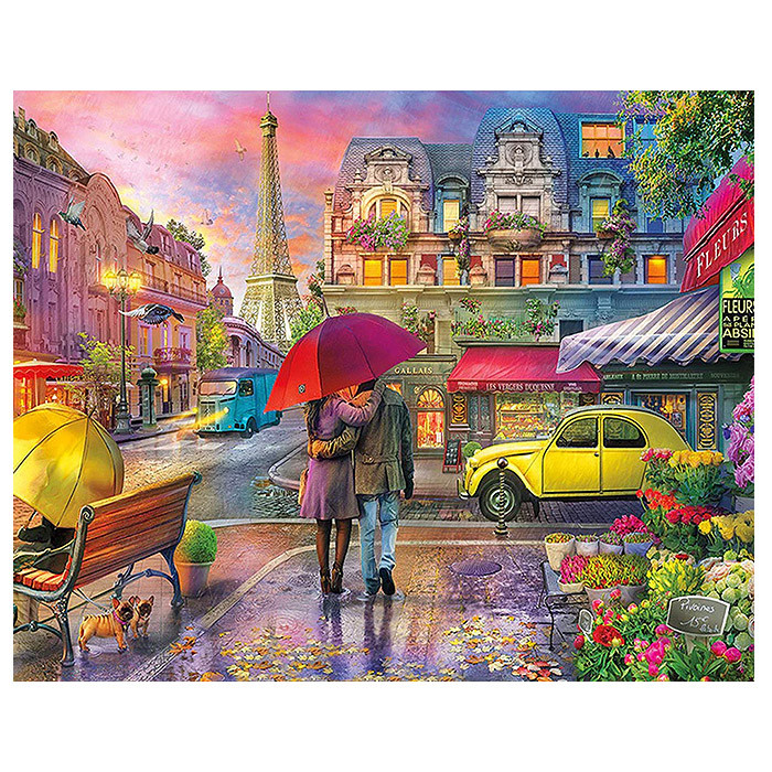 Алмазная живопись "Darvish" 40*50см Дождливый Париж